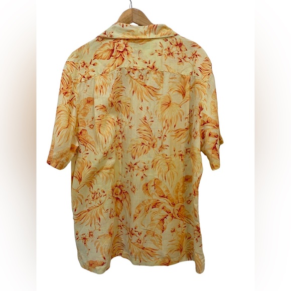 Caribbean joe button down short sleeve linen - XL - Picture 2 of 7